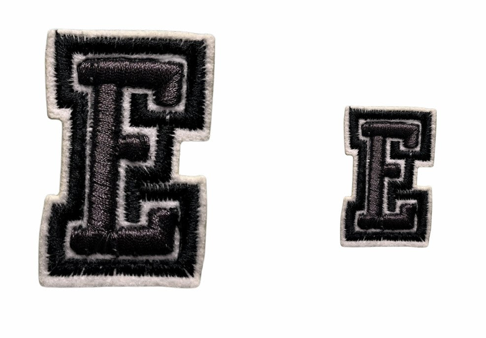 PATCH VINTAGE COLLEGE LETTER E