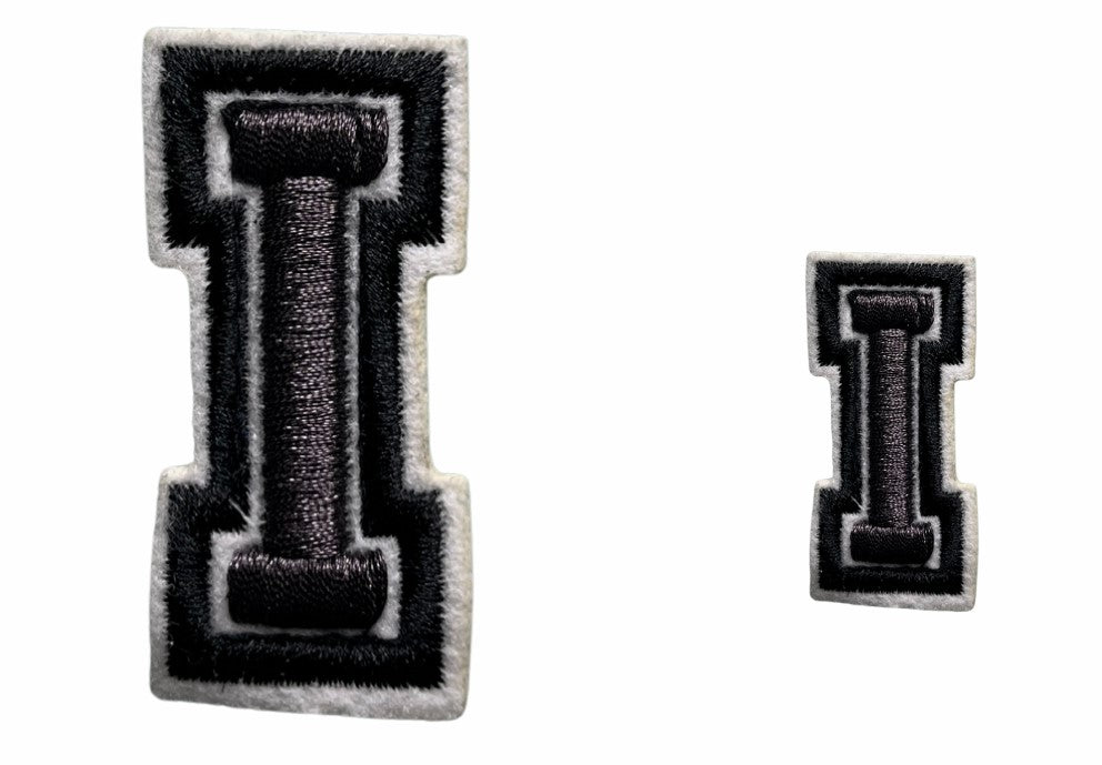 PATCH VINTAGE COLLEGE LETTER I