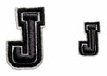PATCH VINTAGE COLLEGE LETTER J