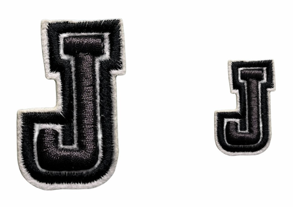 PATCH VINTAGE COLLEGE LETTER J