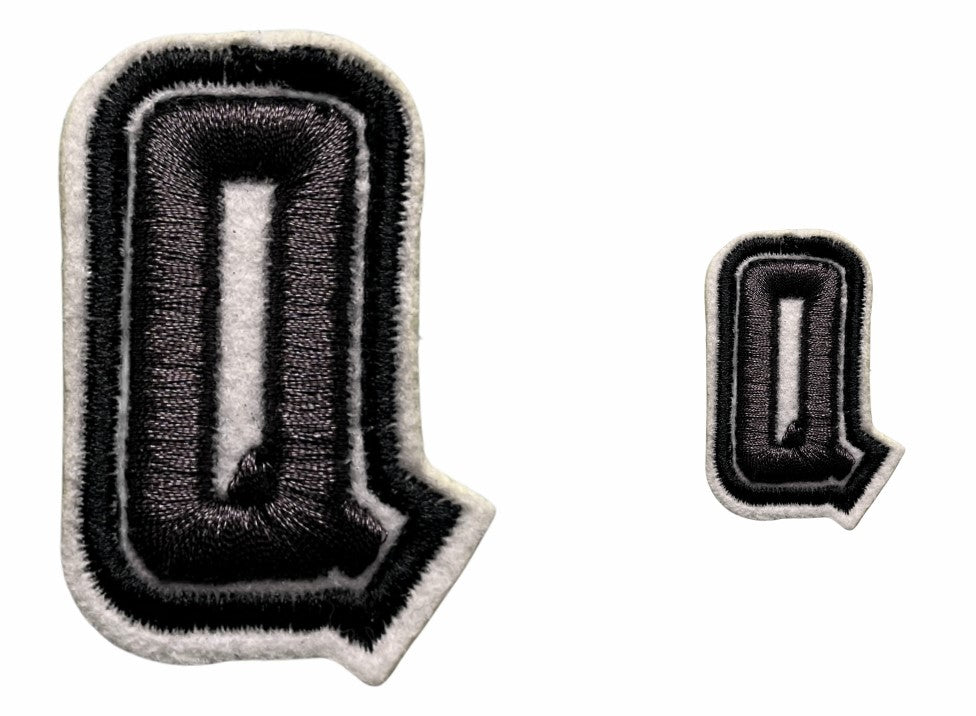 PATCH VINTAGE COLLEGE LETTER Q