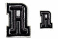 PATCH VINTAGE COLLEGE LETTER R
