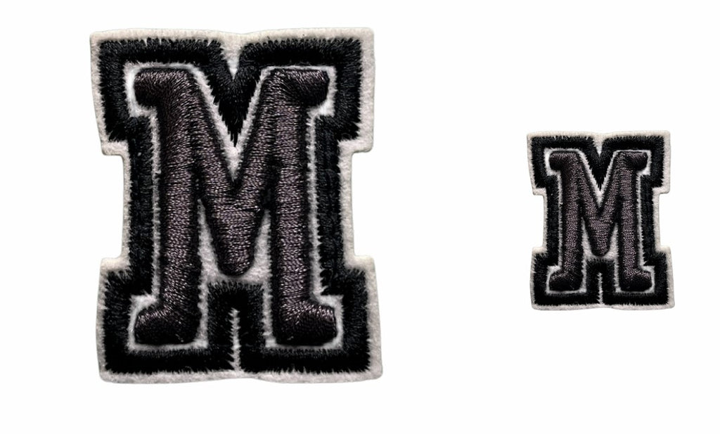PATCH VINTAGE COLLEGE LETTER M