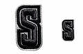 PATCH VINTAGE COLLEGE LETTER S