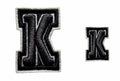 PATCH VINTAGE COLLEGE LETTER K
