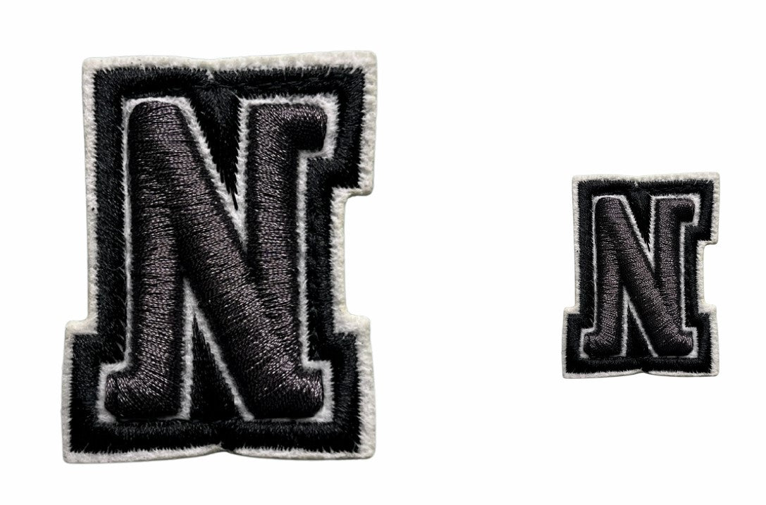 PATCH VINTAGE COLLEGE LETTER N